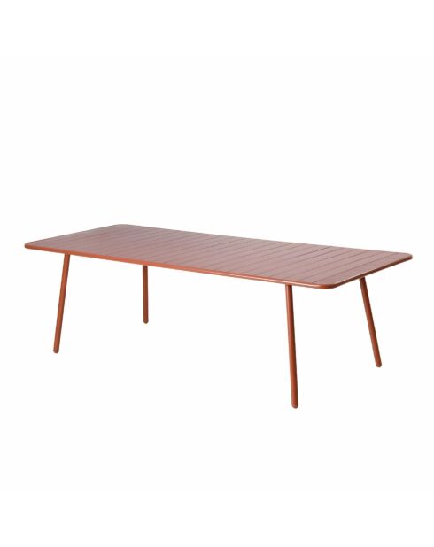 Falcou terracotta tuintafel voor 10/12 personen - 234x96x72 cm