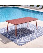 Falcou terracotta tuintafel voor 10/12 personen - 234x96x72 cm