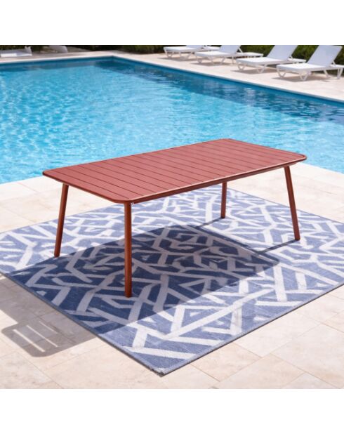 Falcou terracotta tuintafel voor 10/12 personen - 234x96x72 cm