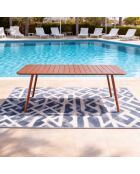 Falcou terracotta tuintafel voor 10/12 personen - 234x96x72 cm