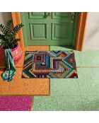 Zerbino in PVC multicolore Maglie - 40x60 cm