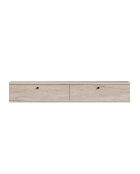Meuble TV Ligne 160 travertin - 160×25×25 cm