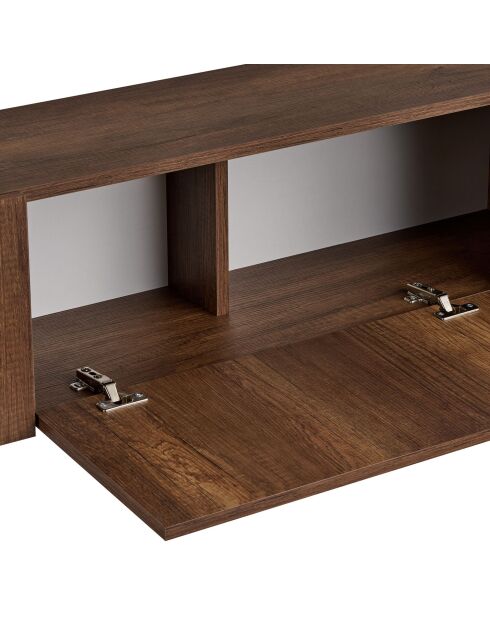 Meuble TV Nexus barok walnut noir - 180×30×45 cm