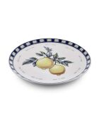 Assiette de service Odl0006 jaune - 30x30x2 cm