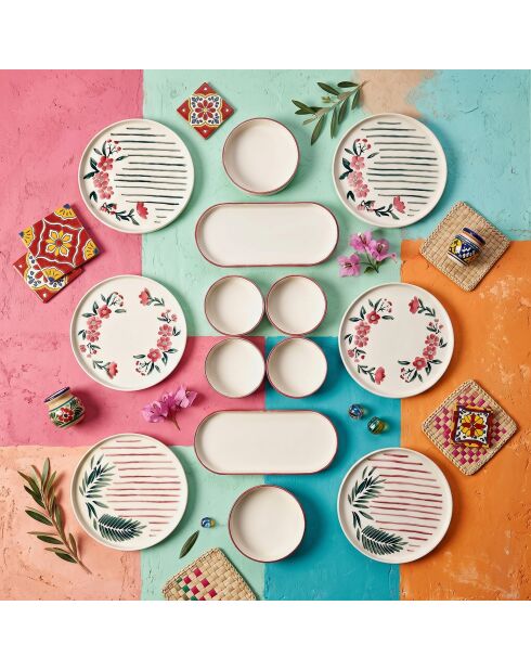 14 pièces petit-déjeuner Mch10446 multicolores