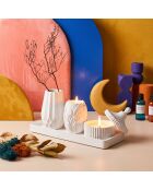 4 pièces de bougies Ers1274 blanches