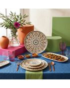 29 pièces Service à petit-déjeuner Por-Ad1381 multicolores