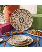 29 pièces Service à petit-déjeuner Por-Ad1381 multicolores