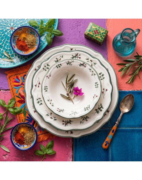 24 pièces Service de table Terra 24 multicolores