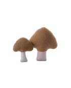 2 pièces de coussins Mushroom Set brun/blanc - 38x38 cm