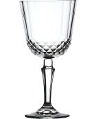 6 pièces de verres à vin Pb 440230 transparentes - 8,5x8,5x17 cm