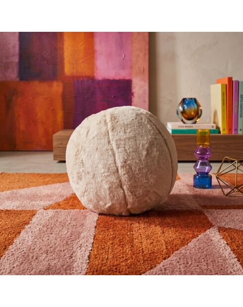 Coussin Pelus Top beige - 25x25x25 cm