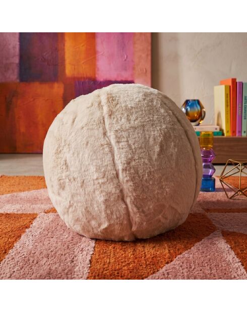 Coussin Pelus Top beige - 25x25x25 cm