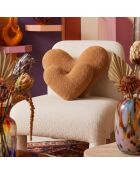 Coussin Teddy Kalp Big brun - 42x45x12 cm