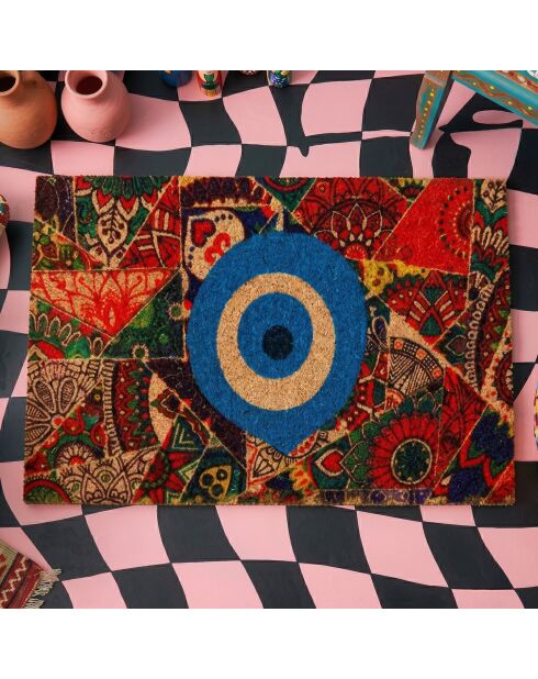 Coco Fußmatte mehrfarbig Pearl - 40x60 cm