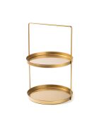 Accessorio decorativo in metallo dorato Tılos-B - D. 21 cm