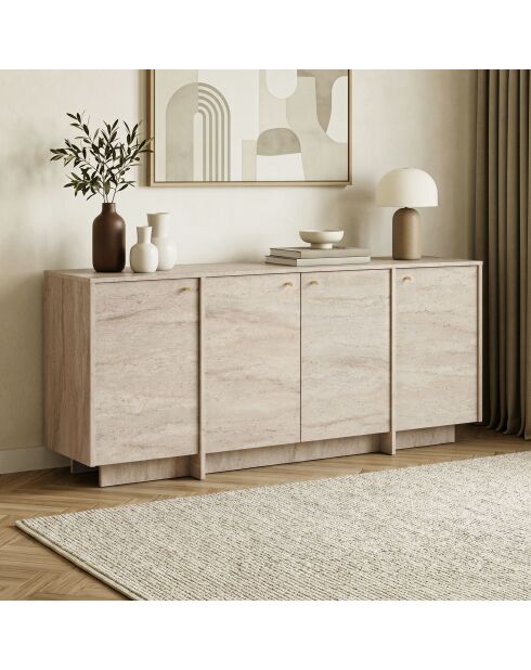 Console Varen travertin - 180×45×82 cm