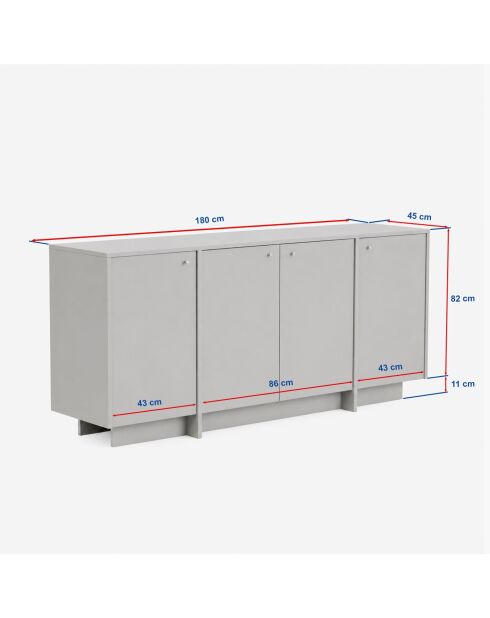 Console Varen travertin - 180×45×82 cm