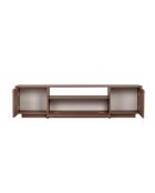 Meuble TV Alvar noyer - 180×35×46 cm