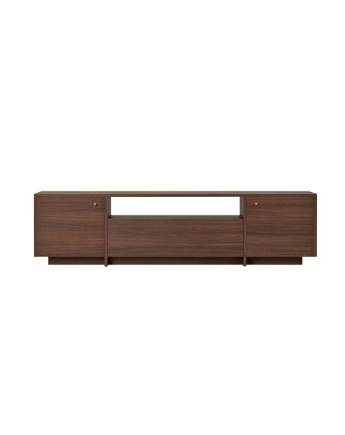 Meuble TV Alvar noyer - 180×35×46 cm