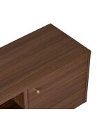 Meuble TV Alvar noyer - 180×35×46 cm