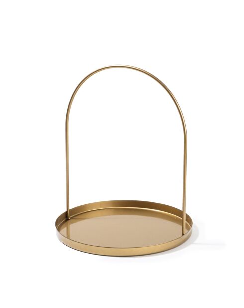 Accessorio decorativo in metallo dorato Kos-B - D. 22,5 cm