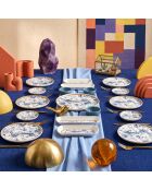 21 pièces petit-déjeuner Blue Bird 21 multicolores
