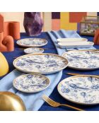 21 pièces petit-déjeuner Blue Bird 21 multicolores