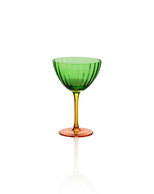Verre à vin Brd0118 vert - 10x10x15 cm