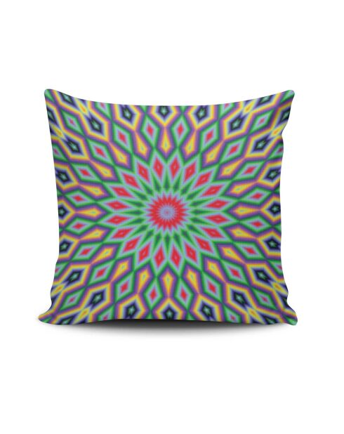 Coussin Mandala 05 multicolores - 43x43 cm