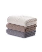 3 pièces de serviettes pour les mains Centre  Asstiment gris/écru/brun - 50x100 cm