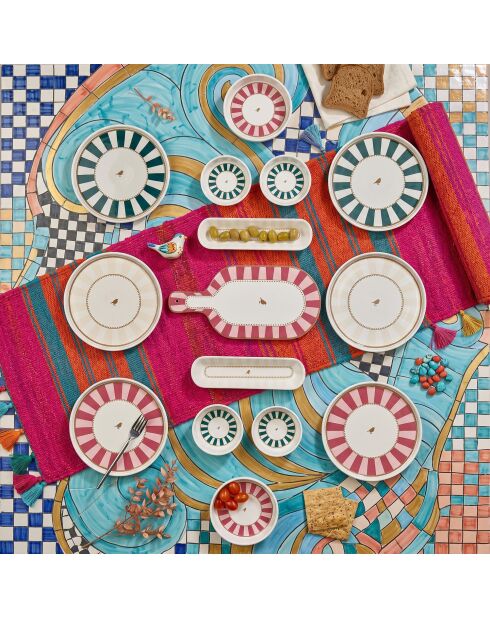 15 pièces petit-déjeuner Mch0011974 multicolores - 13,5x13,5 cm/22,5x6 cm/10x10 cm