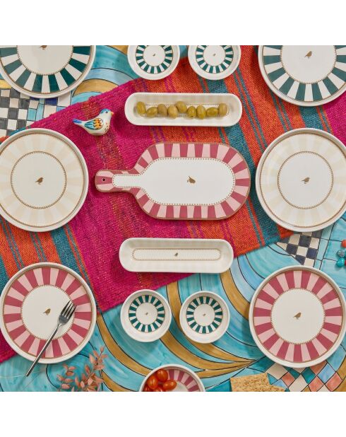 15 pièces petit-déjeuner Mch0011974 multicolores - 13,5x13,5 cm/22,5x6 cm/10x10 cm