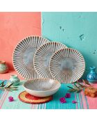 Set de vajilla de 24 piezas 666Hac2171 multicolor