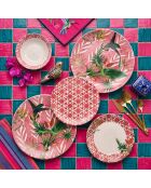 24 pièces Service de table Birdy rouge