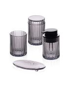 4 pièces de salle de bain Bny0042 grises