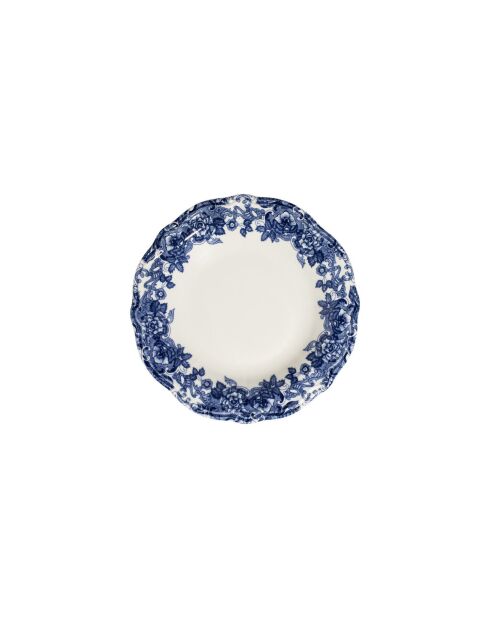 24 pièces Service de table Emerala Blue Fulya blanc/bleu