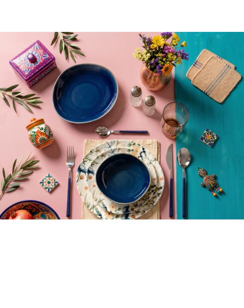 24 pièces Service de table Neris multicolores