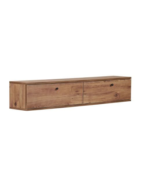 Meuble TV Ligne 140 pin atlantique - 140×25×25 cm