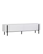 Meuble TV Nexus blanc noir - 180×30×45 cm