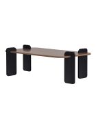 Renard Couchtisch aus schwarzem Nussbaumholz - 147×87×35 cm