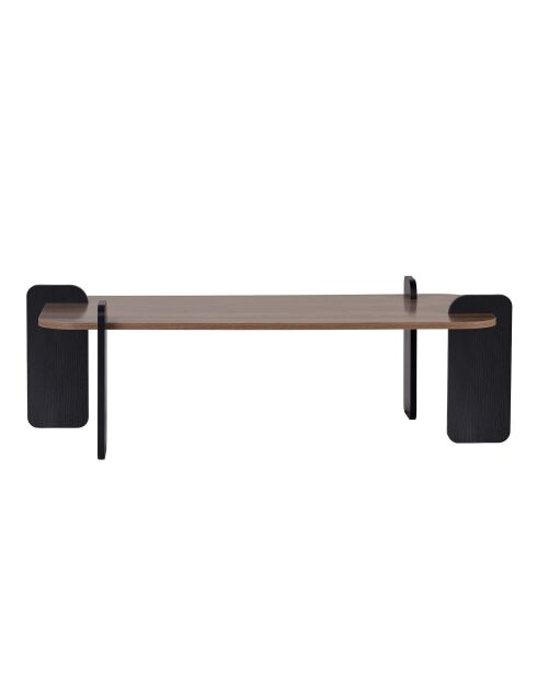Renard Couchtisch aus schwarzem Nussbaumholz - 147×87×35 cm