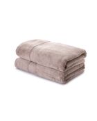 2 pièces de serviettes de bain Check vison - 70x140 cm