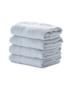 4 pièces de serviettes pour les mains List bleu clair - 50x90 cm