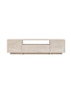Meuble TV Alvar travertin - 180×35×46 cm