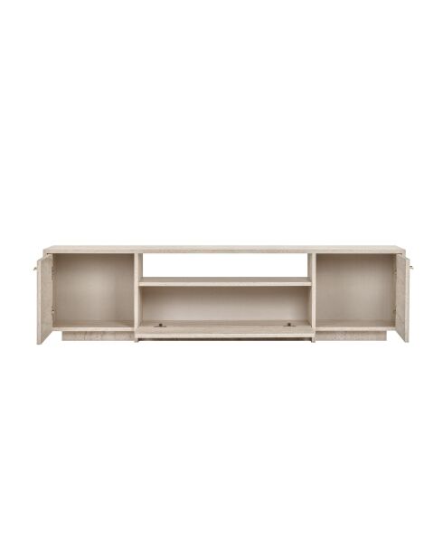 Meuble TV Alvar travertin - 180×35×46 cm