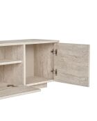 Meuble TV Alvar travertin - 180×35×46 cm