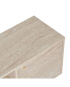 Meuble TV Alvar travertin - 180×35×46 cm