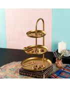 Accessorio decorativo Kalkı-B in metallo dorato - D. 20 cm