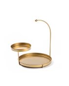 Accessorio decorativo in metallo dorato Knıdos-B - 25x28x21 cm